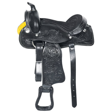 Comfytack Kids Youth Children Miniature Pony Saddle Leather Western Toddler